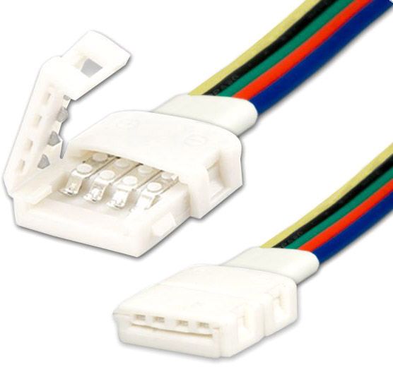 ISOLED Clip-Kabelanschluss (max. 5A) für 5-pol. IP20 Flexstripes mit Breite 12mm und