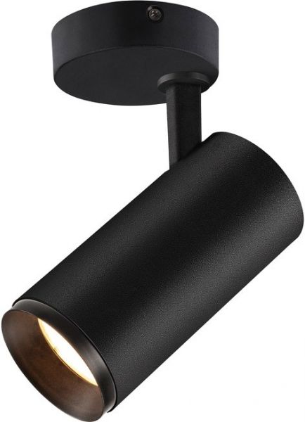 SLV NUMINOS® SPOT PHASE M, Indoor LED Deckenaufbauleuchte schwarz/schwarz 3000K 36°