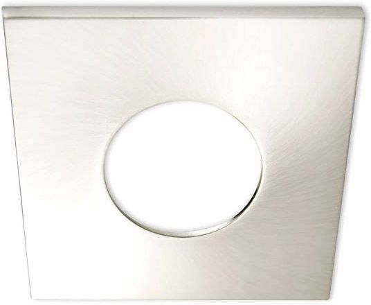 ISOLED Cover Aluminium eckig nickel gebürstet für Einbaustrahler Sys-68