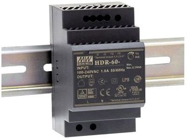 ISOLED LED Hutschienen-Trafo MW HDR-100-12, 12~13.8V/DC, 0-100W