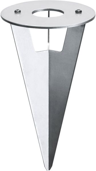 SLV ERDSPIESS für HELIA Wege- und Standleuchte, Edelstahl, 17 cm