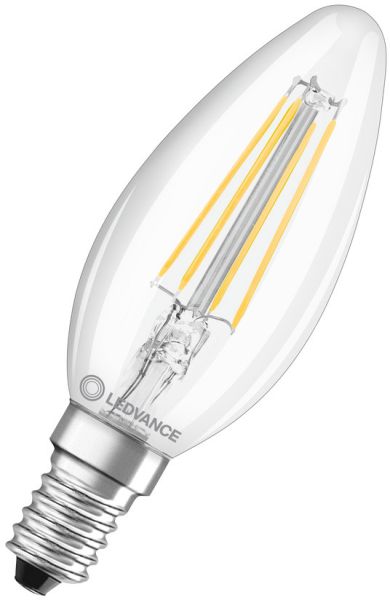 LEDVANCE LED CLASSIC B V 4W 827 Klar E14