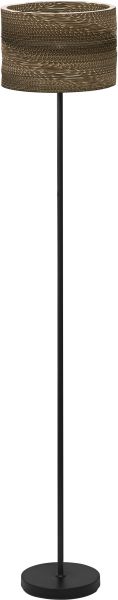 LEDVANCE Decor Kartonzylinder Stehleuchte E27 Braun