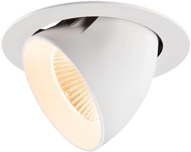 SLV NUMINOS® GIMBLE XL, Deckeneinbauleuchte,, 2700 K, 40°, weiß