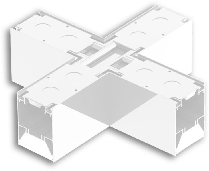 ISOLED X-Verbinder für Aufbau/Hängeleuchte LINKLINE50 weiß