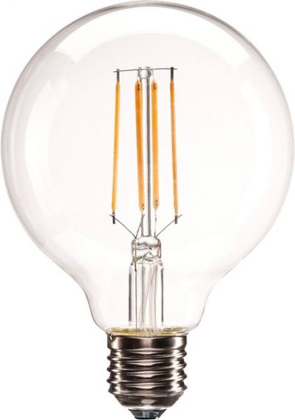 SLV E27 LED G95, 330°, 2700K, 806lm, dimmbar