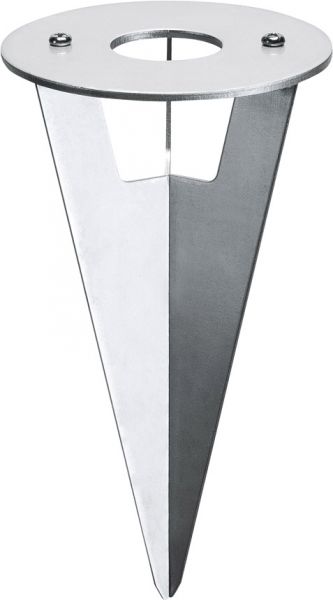 SLV ERDSPIESS für HELIA Wege- und Standleuchte, Edelstahl, 17 cm