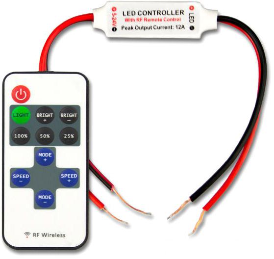 ISOLED LED Strip Mini Funk PWM-Controller, 1 Kanal, 12-24V DC 3A