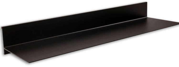 ISOLED Regalausleger 170 für Versa Wandprofile, Traglast 45kg, Aluminium, schwarz, 122cm