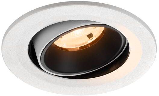SLV NUMINOS® MOVE S, Deckeneinbauleuchte weiß/schwarz 2700 K 20°