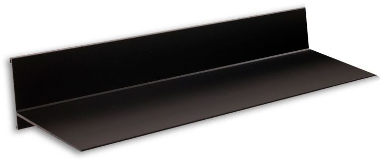 ISOLED Regalausleger 170 für Versa Wandprofile, Traglast 35kg, Aluminium, schwarz, 92cm