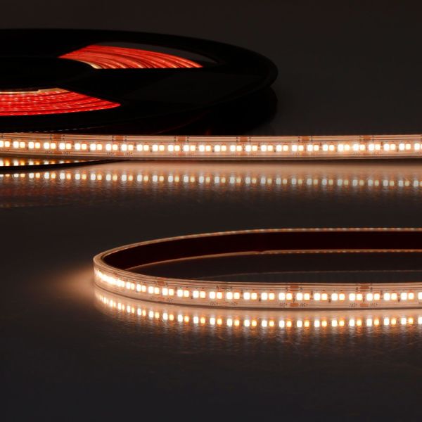 ISOLED LED CRI918/940 CCT Flexband, 24V DC, 6W+6W, IP67, 10m Rolle, 256 LED/m