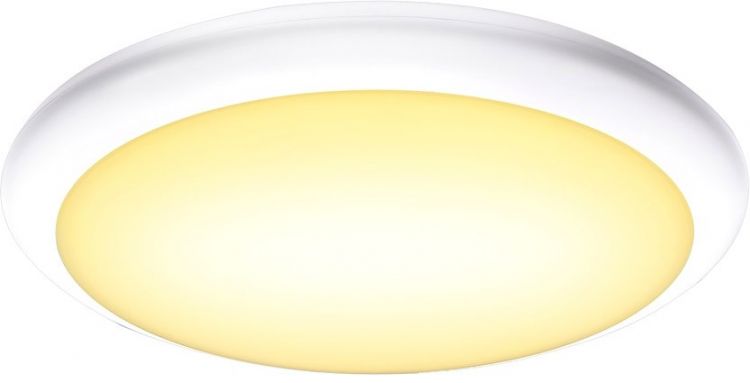 SLV RUBA 27 CW, Outdoor LED Wand- und Deckenaufbauleuchte weiß CCT switch 3000K